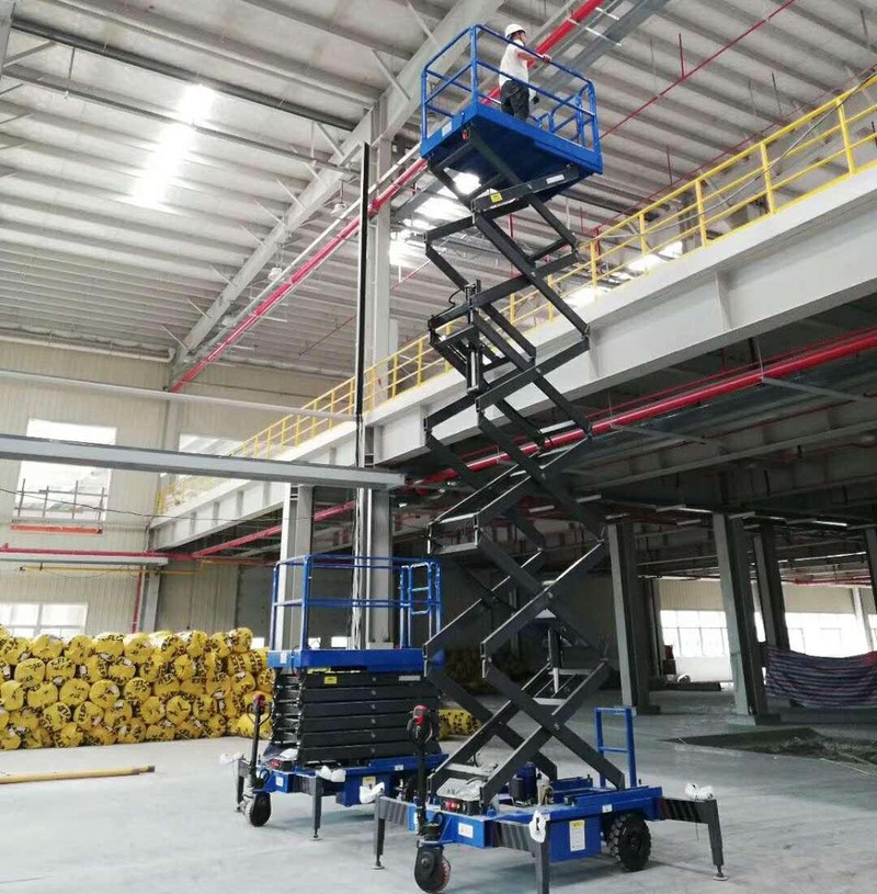 陇南助力行走剪叉式高空作业平台